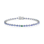 Odd One Out Pear/ Small - Blue Tanzanite - HIBA JABER
